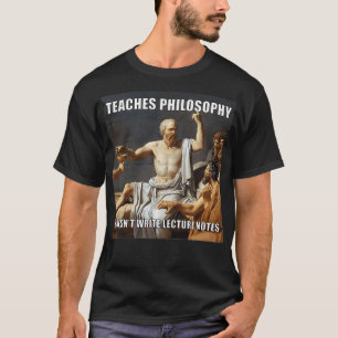 Sokrates Philosophy Lecture Notes T-Shirt