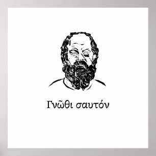 Sokrates' Weisheit Poster