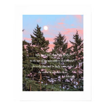 Sokrates Zitat Moonrise im Sunset Foto