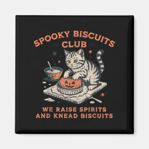 Soky Biscuits Club Cat, Halloween Baking Magnet
