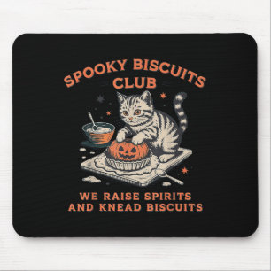 Soky Biscuits Club Cat, Halloween Baking Mousepad