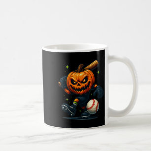 Soky Halloween Y Pumpkin Baseball Spieler Witchy V Kaffeetasse