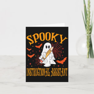 Soky Instructor Istant Halloween School Karte