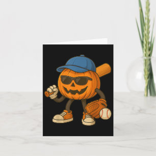 Soky Kürbislaterne Baseball Halloween Kostüme Karte