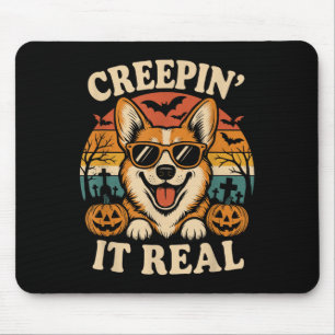 Soky Niedlich Creen' It Real Funny Hund Halloween Mousepad