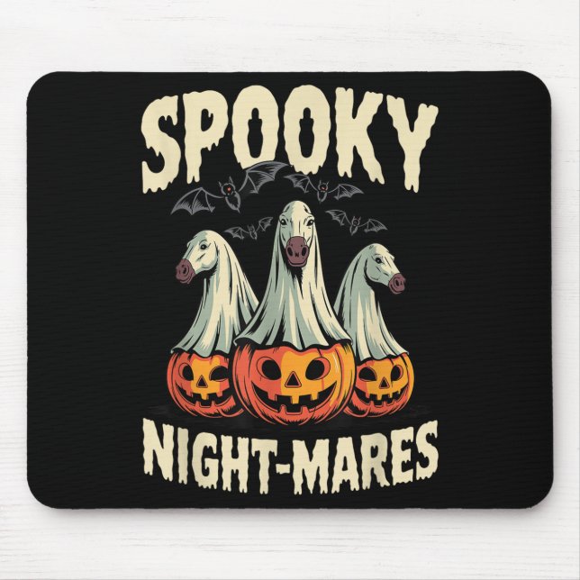 Soky Night-mares Halloween Pferd  Mousepad (Vorne)