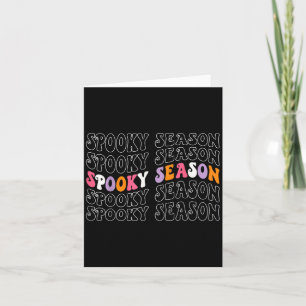 Soky Season Groovy Halloween Kostüm Retro Wave Ha Karte