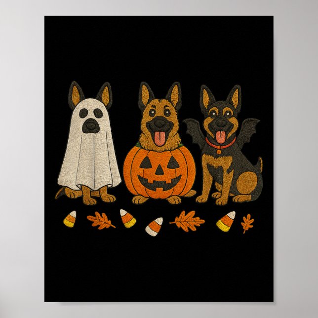 Soky Shepherd Squad German Shepherd  Poster (Vorne)