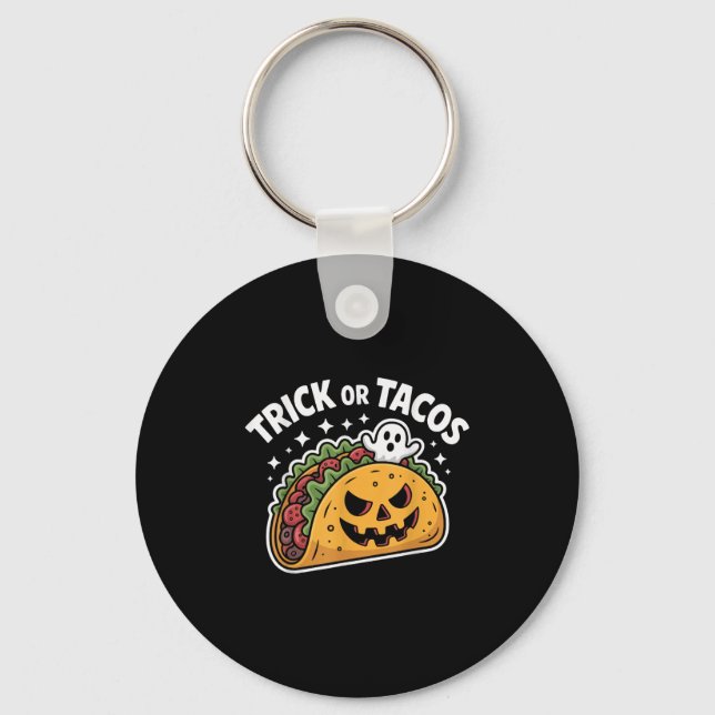 Soky Taco Jack-o-lantern Halloween Mexican Food Lo Schlüsselanhänger (Vorderseite)