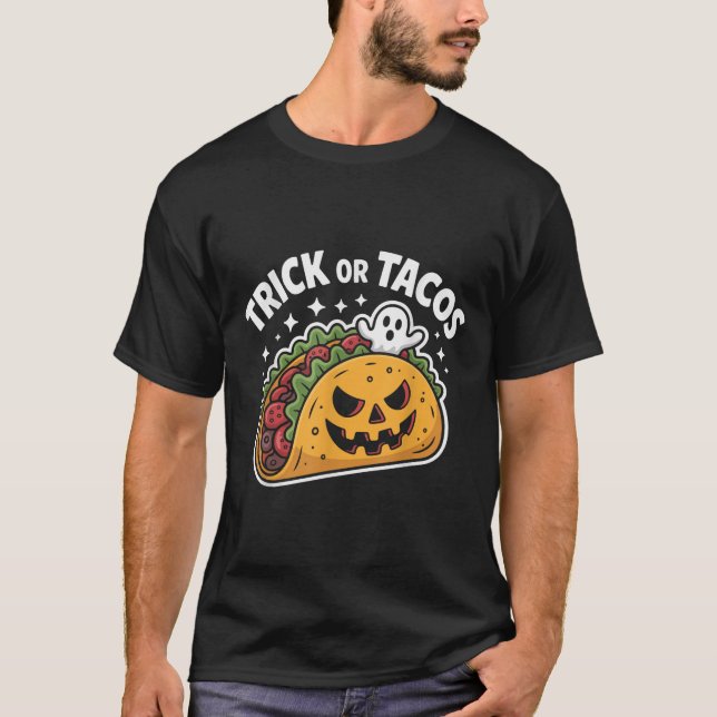 Soky Taco Jack-o-lantern Halloween Mexikanisches E T-Shirt (Vorderseite)