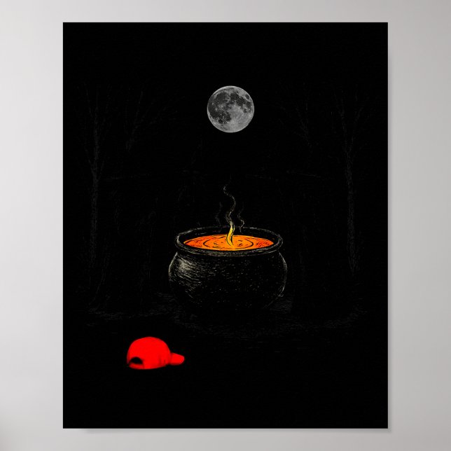 Soky Witch Halloween Feminist Women Rights Against Poster (Vorne)