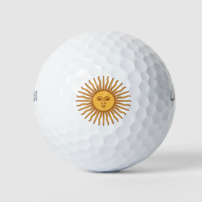 Sol De Mayo Custom Golf Balls Golfball (Vorderseite)
