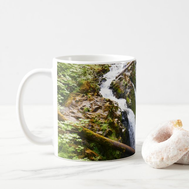 Sol Duc Falls I im Olympic-Nationalpark Kaffeetasse (Mit Donut)