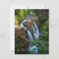Sol Duc Falls Olympic National Park Washington