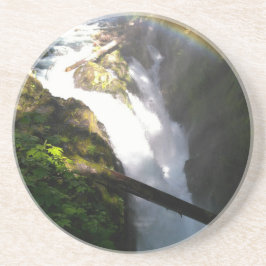 Sol Duc Falls Olympic National Square Tile Untersetzer