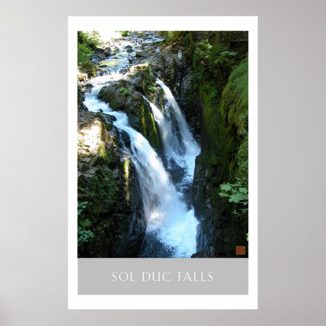 Sol Duc Falls-Print Poster (Vorne)
