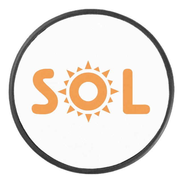 Sol Eishockey Puck (Vorderseite)