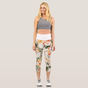 Sol Flower Sun Capri Leggings