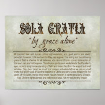 "SOLA GRATIA" 14x11 Poster (Archival, Matt)
