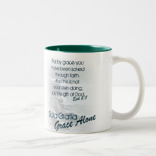 Sola Gratia/Anmut allein Zweifarbige Tasse