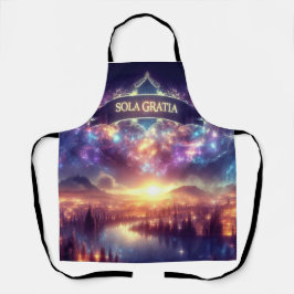 Sola Gratia Grace allein Christlich reformierte So Schürze