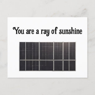 Sola-Panel Postkarte