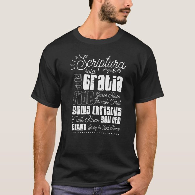 Sola Scriptura - Christliche Reformation 5  T-Shirt (Vorderseite)
