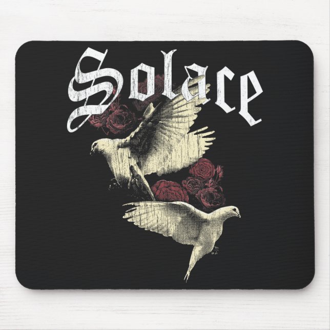 Solace - Gothic Streetwear Design Mousepad (Vorne)