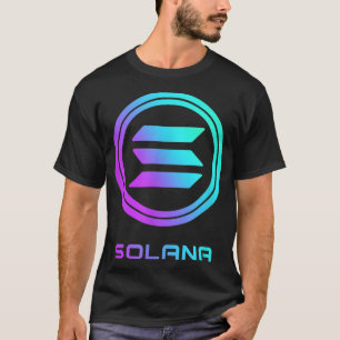 SOLANA Crypto SOL-Münzblockkette Dezentralisierte T-Shirt
