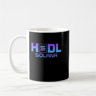 solana sol logo SOL Crypto Coin HODL Kaffeetasse