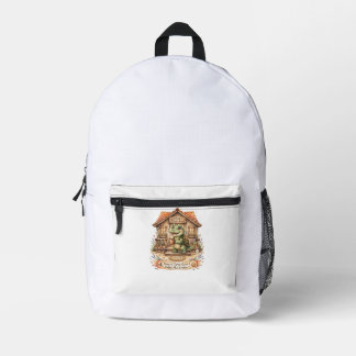 Solange Cozy Alligator Haus Rucksack