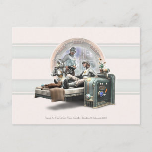 'Solange Du Deine Gesundheits-Postkarte Hast Postkarte