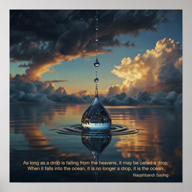 Solange ein Tropfen aus dem Himmel fällt.. Poster (Vorne)