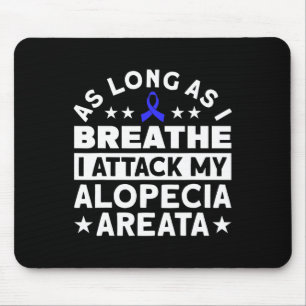 Solange ich atme Alopezie Awareness Ri Mousepad