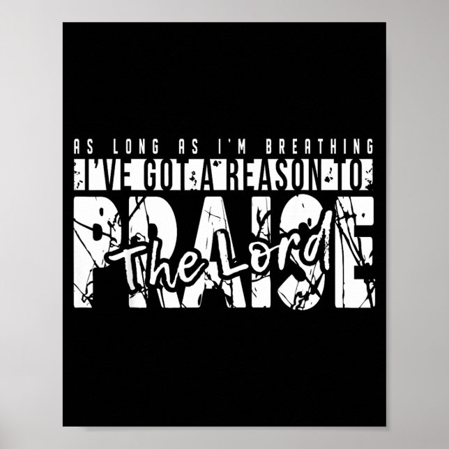 Solange ich atme, habe ich einen Grund zum Lobprei Poster (Vorne)