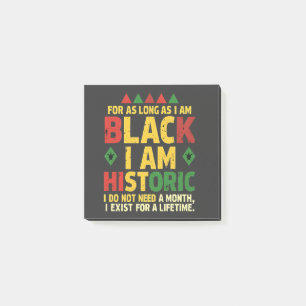 Solange ich schwarz bin, bin ich historisch post-it klebezettel