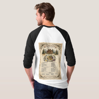 Solange Kalderi Restaurant Menü Design T-Shirt