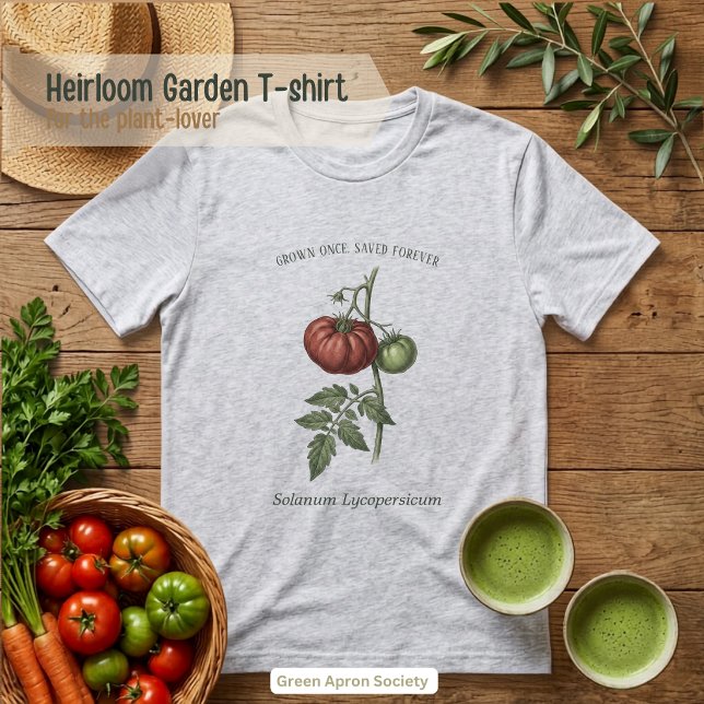 Solanum Lycopersicum Erbstück-Tomate Tri-Blend Shirt (Von Creator hochgeladen)