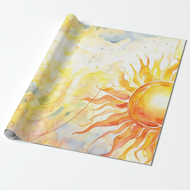 Solar Beam Brilliant Geschenkpapier (Ungerollt)