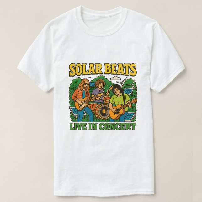 Solar Beats Tumbler - Bootleg Stil IP-freies Retro T-Shirt (Design vorne)