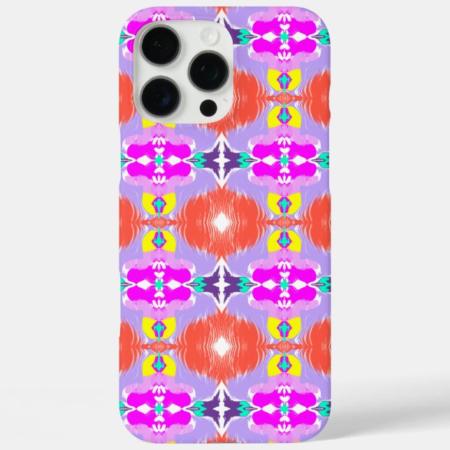 Solar Bloom Kaleidoscope Throw Pillow Case-Mate iPhone Hülle (Rückseite)