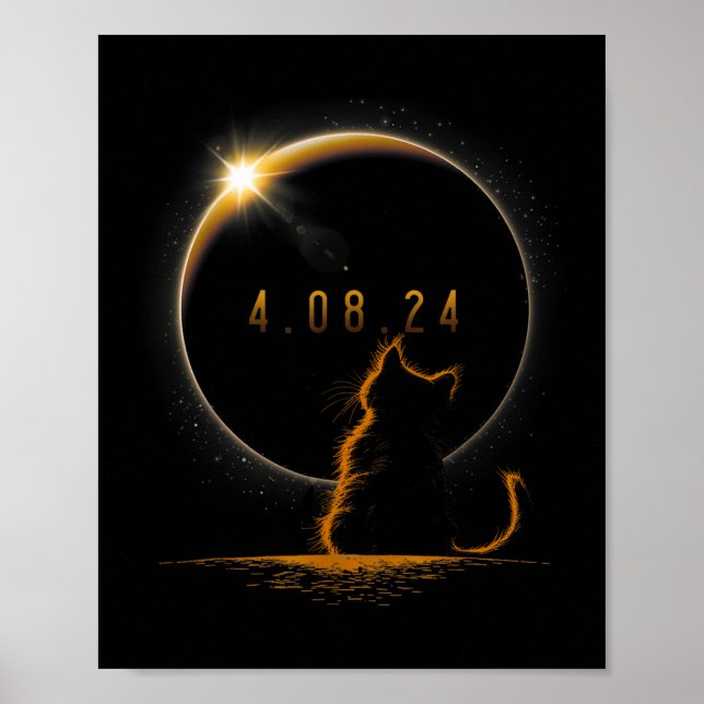 Solar Cat Eclipse Poster (Vorne)
