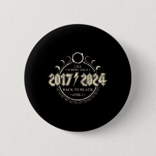 Solar Eclipse 2017-2024 Zurück zu schwarzen US-Frü Button