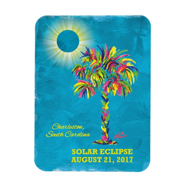Solar Eclipse 2017 Magnet (Vertikal)