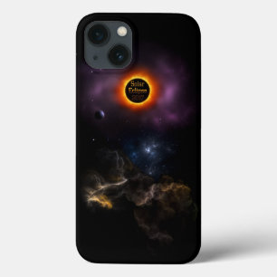 Solar Eclipse 2017 Nebula Bloom iPhone 13 Hülle