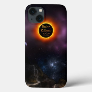 Solar Eclipse 2017 Nebula Bloom iPhone 13 Hülle