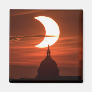 Solar Eclipse 2021 Magnet