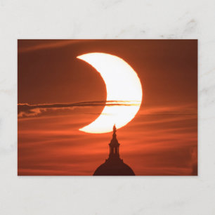 Solar Eclipse 2021 Postkarte