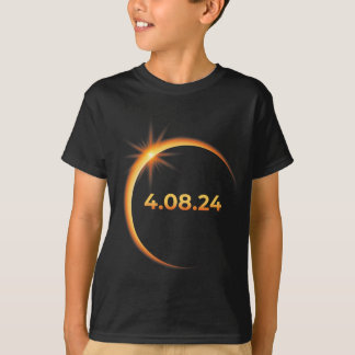 Solar Eclipse 2024 America Totality 04 08 24 Sprin T-Shirt