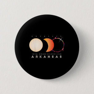 Solar Eclipse 2024 Arkansas Total Eclipse Amerika Button